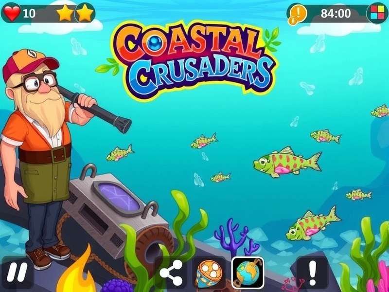 Coastal Coral Crusaders Game Screenshot